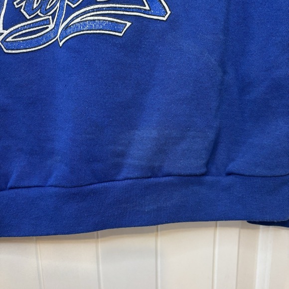 VTG Memphis State University Raglan Sweatshirt USA Healthknit XL PUFF Print - Picture 2 of 15